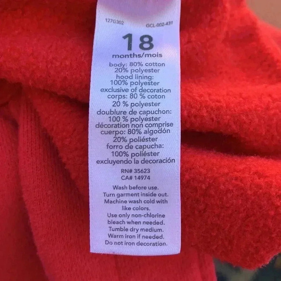 (5 for $25) Carters midweight coat  with hood - Picture 5 of 5